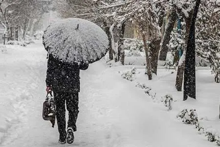 بارش شدید باران و برف در ۱۰ استان