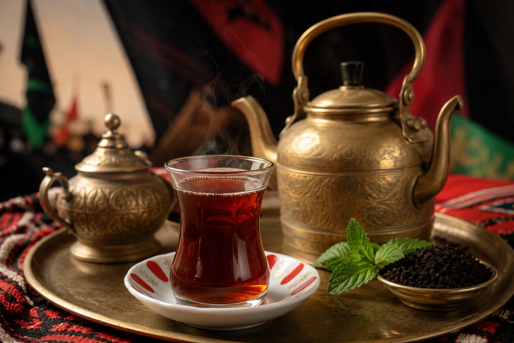 طرز تهیه چای عراقی برای پذیرایی از زائران اربعین