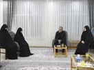 دیدار رئیس جمهور منتخب با خانواده شهید آیت‌الله رئیسی