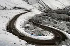 برف و باران در جاده‌های ۷ استان