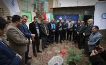افتتاح پنج پروژه آب و فاضلاب در شهرستان بویین زهرا