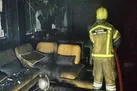آتش سوزی کارگاه ساخت مبل در تهران