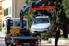 سرقت در ستارخان با جرثقیل امداد خودرو