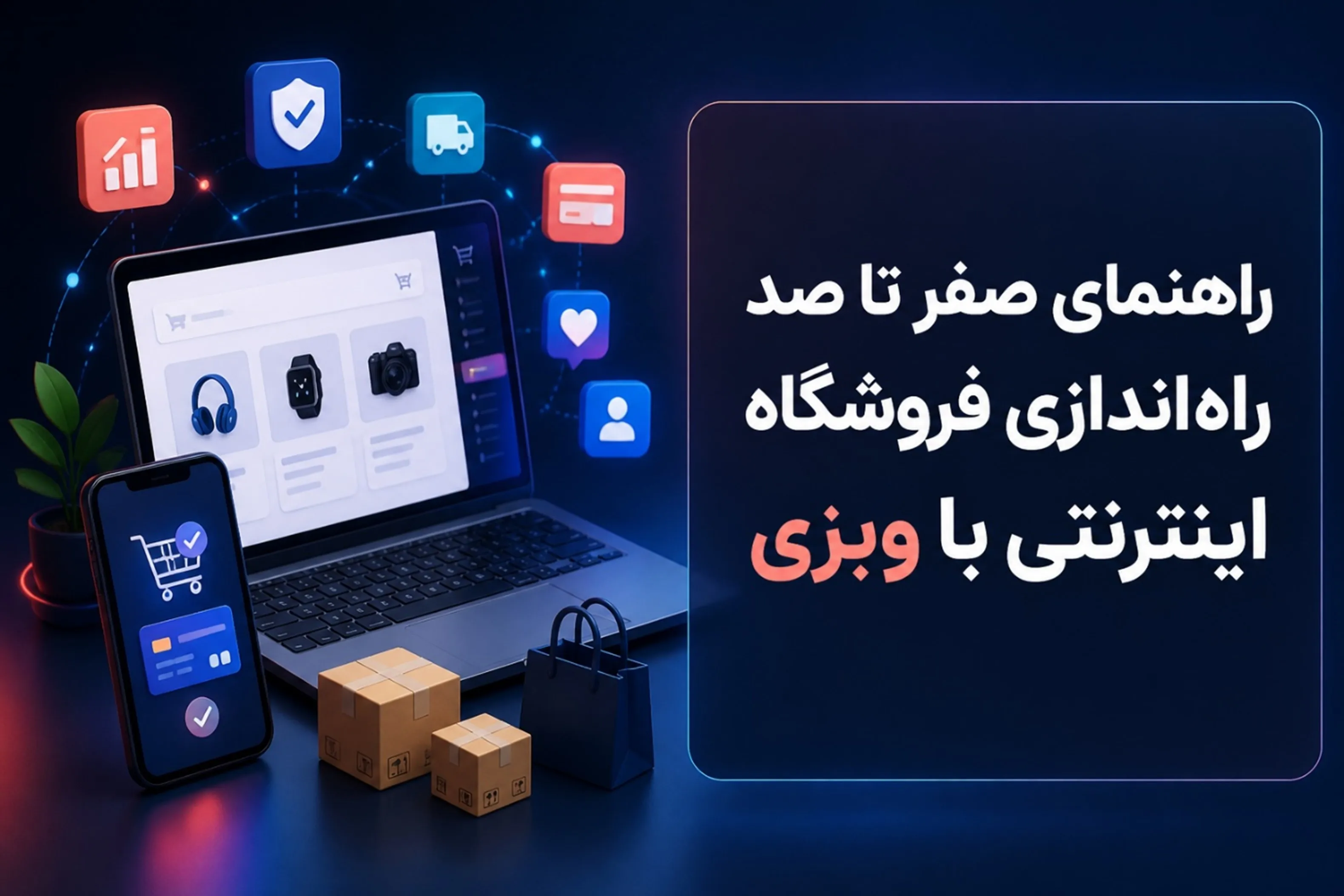  راهنمای صفر تا صد راه‌اندازی فروشگاه اینترنتی با وبزی