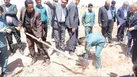 کاشت ۱۶۸ اصله درخت به یاد شهدای دانش آموز میناب در رفسنجان