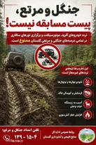 تردد خودروهای آفرود و موتورسیکلت در تمامی عرصه‌های جنگلی و مرتعی گلستان ممنوع شد  