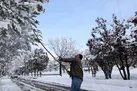 بارش برف و باران در ۱۵ استان / افزایش ارتفاع موج تا ۲.۵متر در دریای خزر