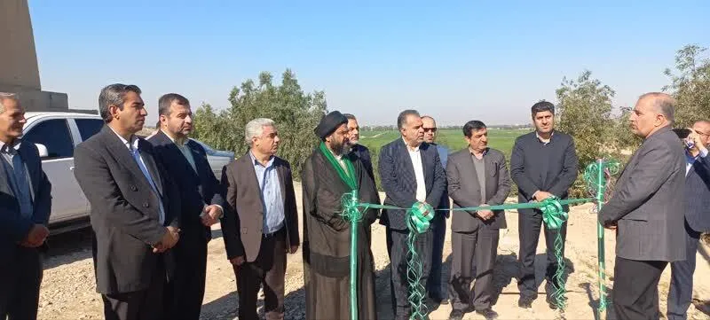 افتتاح و بهره برداری از دو پروژه آبرسانی در شهرستان مهران