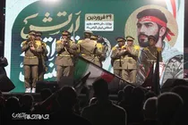 گزارش تصویری | تجمع شبانه مردم در حمایت از مدافعان وطن