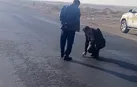 بازدید معاون راهداری یزد از محور اردکان – چوپانان و بررسی برنامه ادامه عملیات اصلاح خرابی‌ها
