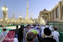 گزارش تصویری | حضور زائران خانه خدا در قبرستان بقیع