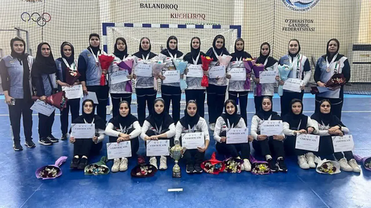 ملی‌پوشان هندبال قم بر سکوی سوم مسابقات بین‌المللی ازبکستان