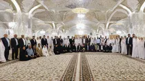 برگزاری جشن ازدواج کارکنان پالایشگاه ستاره خلیج فارس در حرم مطهر رضوی