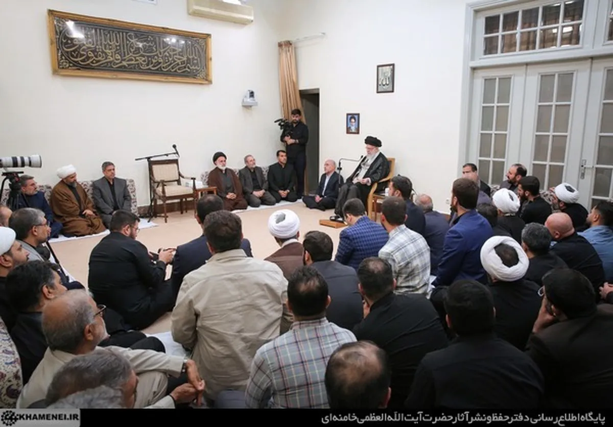 بیانات در پایان مجلس عزاداری سالروز شهادت حضرت امام باقر علیه‌السلام