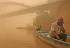 گرد و خاک در راه خوزستان