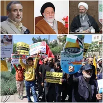 حضور مردم استان سمنان در راهپیمایی روز قدس چشم گیر بود