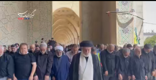 مراسم وداع با پیکر «آقای شهید ایران»/ مصلای تهران میعادگاه آخرین دیدار