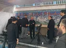 حضور رئیس رسانه‌ملی در مراسم وداع با پیکر رهبر شهید
