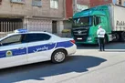 توقیف کامیون ۱۰ چرخ با راننده ۱۷ ساله