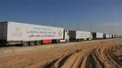 ورود ۱۵۰ کامیون حامل کمک‌ های انسانی به نوار غزه