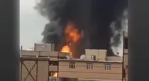 حریق در کارگاه فندک‌سازی شهرک صنعتی نصیرآباد تهران