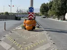 اجرای ضربه گیر گردان برای اولین بار در ورودی تقاطع های غیرهمسطح