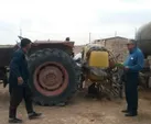 بازدید از تراکتورها و نظارت در بکارگیری ادوات مکانیزه در مزارع شهرستان شاهین شهر و میمه