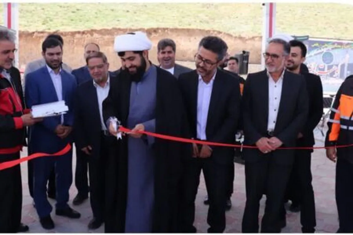 افتتاح مجتمع خدماتی–رفاهی بین‌راهی کوهستان در تویسرکان