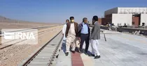 اتمام ریل‌گذاری راه‌آهن ایرانشهر - خاش