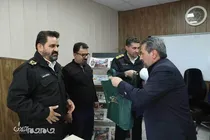 گزارش تصویری | بازدید رئیس پلیس راهور تهران بزرگ از روزنامه جام جم