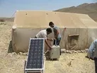 توزیع ۲۴۴ پنل خورشیدی بین عشایر کوچ‌رو فاقد برق