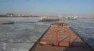 ببینید | عبور از یخ!