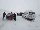 تردد از گردنه اسدآباد با زنجیر چرخ امکان پذیر است