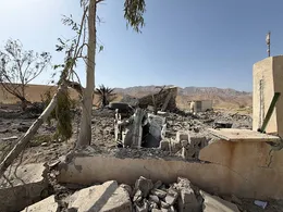 گزارش تصویری | حمله بامداد دیروز ارتش تروریستی آمریکا به پست محیط‌بانی سید جوذر
