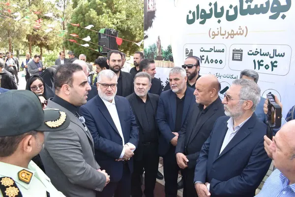 حضور استاندار تهران در بوستان اختصاصی بانوان اسلامشهر