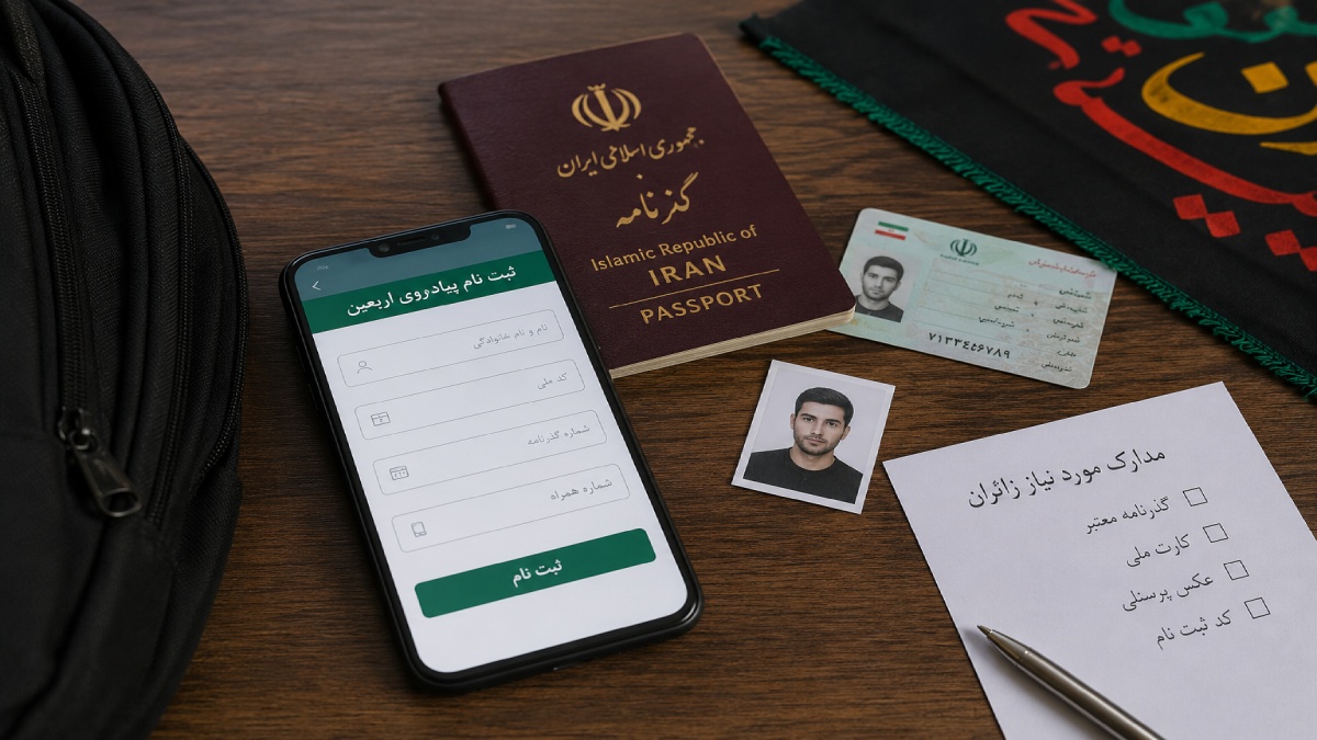 راهنمای کامل ثبت نام پیاده‌روی اربعین و مدارک مورد نیاز زائران