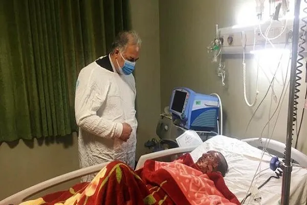 یکی از مصدومان حادثه آتش‌سوزی کانکس معلمان سردشت دزفول جان باخت