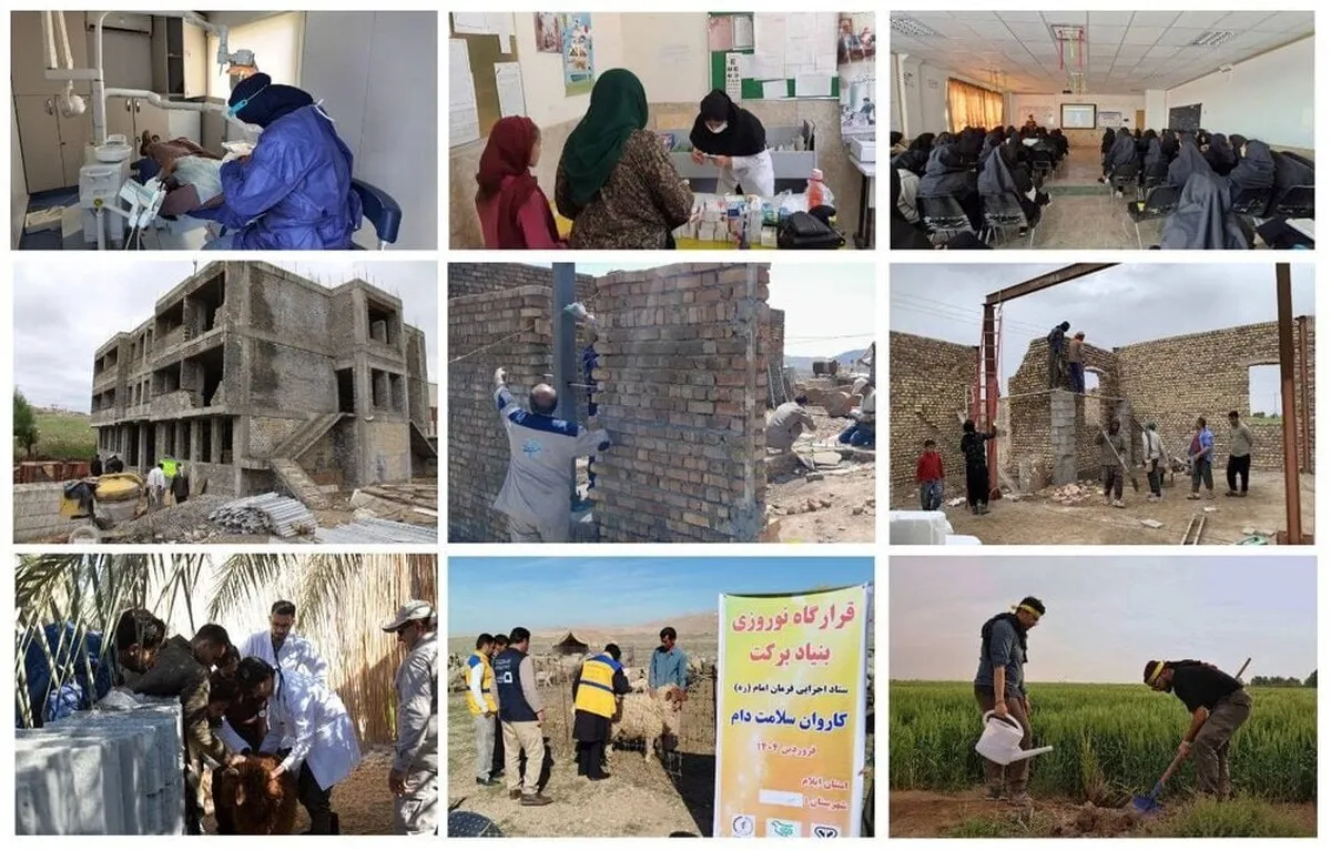 خدمات رسانی ۱۱ هزار جهادگر به ۶۵ هزار هموطن در «قرارگاه نوروزی برکت»