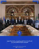 بازدید معاون وزیر علوم و رئیس سازمان امور دانشجویان از دانشگاه هنر اسلامی تبریز