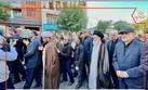 آیین تشییع پیکر ۵ شهید گمنام دوران دفاع مقدس