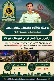 اجرای طرح آرامش و دستگیری ۳۰ متهم در گرگان