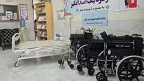 اهدای تجهیزات پزشکی خیرین به بانک امانات هلال‌احمرشهرستان اشکذر