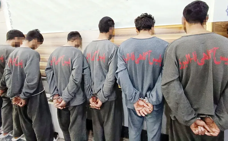 اعدام ۵ تبهکار گوش‌بر