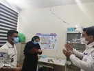 بازدید رئیس اورژانس پیش بیمارستانی و مدیر حوادث دانشگاه علوم پزشکی هرمزگان از مناطق زلزله زده فین