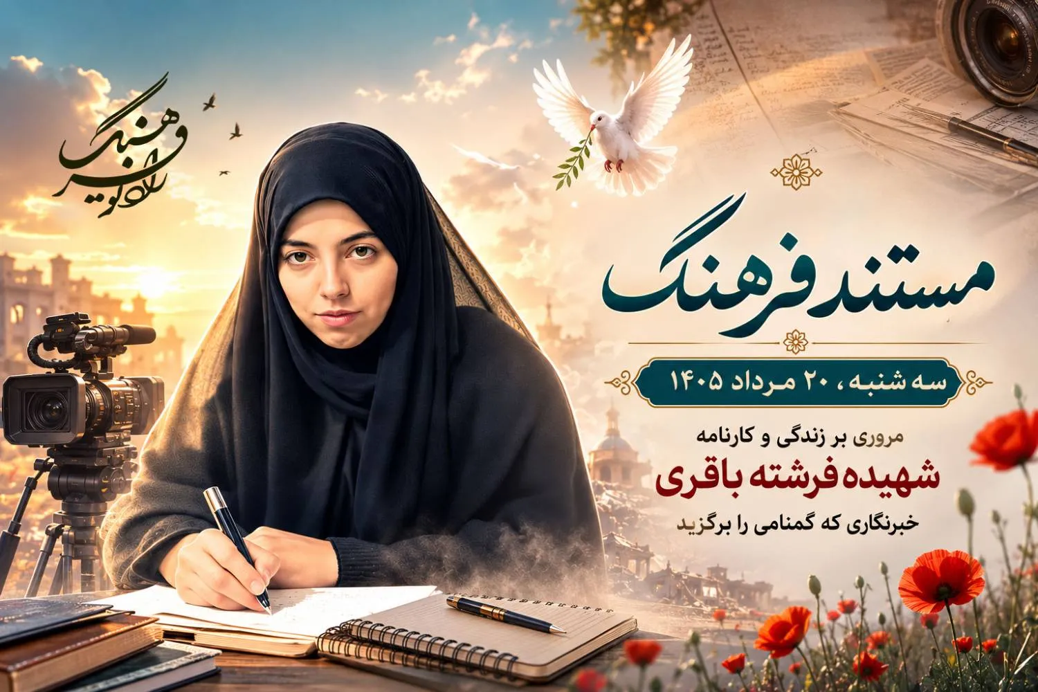 مستند فرهنگ؛ روایت زندگی و شهادت خبرنگار شهیده فرشته باقری