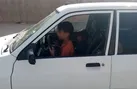 توقيف پرايد به رانندگي کودک 9 ساله