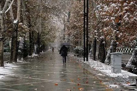 هشدار هواشناسی نسبت به بارش برف و باران از ۲۵ آذر