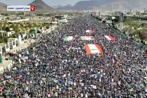 راهپیمایی میلیونی یمنی‌ها در محکومیت اهانت به مقدسات اسلامی؛ تبریک پیروزی ایران و حزب‌الله