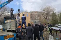 ۳ کامیون تجهیزات پزشکی پیشرفته وارد استان همدان شد