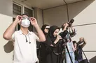 تماشای هلال خورشید از ساختمان «جام‌جم» +عکس